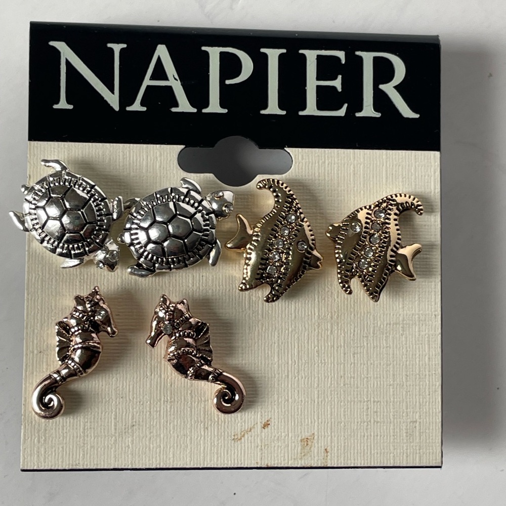 Napier earring set sea trio